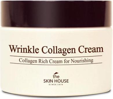 Actual product image The Skin House Wrinkle Collagen Cream 50ml 1.69 fl.oz. Nourishing and Moisturizing Cream Anti-Aging (50 ml, Day cream)
