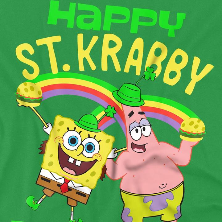 Produktbild Spongebob Squarepants St Krabby Patty Day TShirt St PatricksTag (4XL)