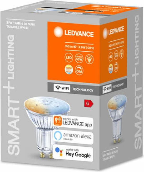 Produktbild Ledvance Smart+ Wifi Spot (GU10, 5 W, 350 lm, 1 x, G)