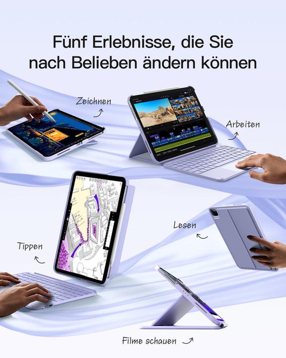 Actual product image Inateck Keyboard iPad 04122 purple (KB04122 purple) (DE)