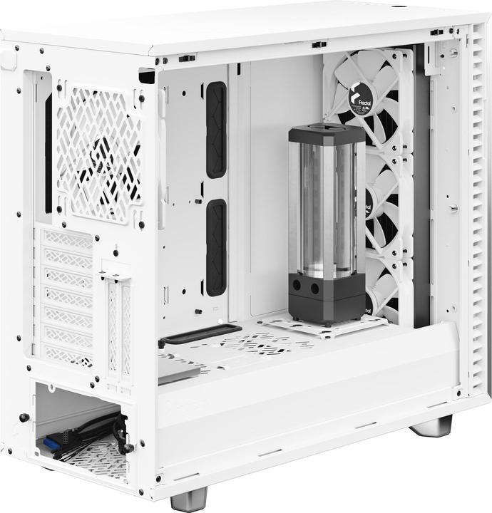 Actual product image Fractal Define 7 White TG Clear Tint (mATX, Mini-ITX, ATX, E-ATX)