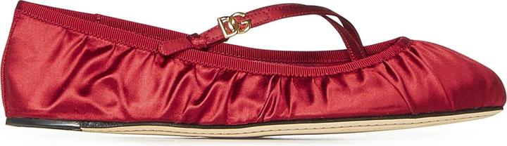 Actual product image Dolce & Gabbana Flat Shoes Red (39)