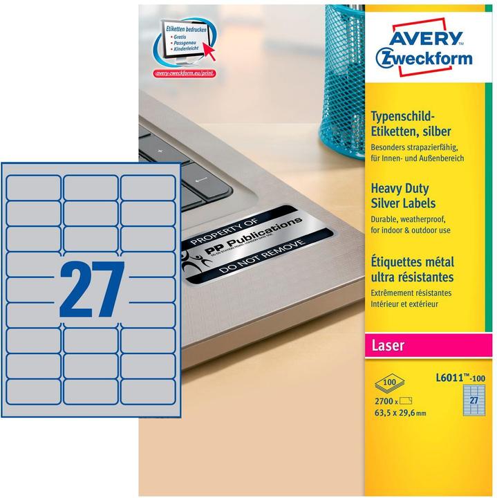 Immagine prodotto Avery Durevole e resistente L6011