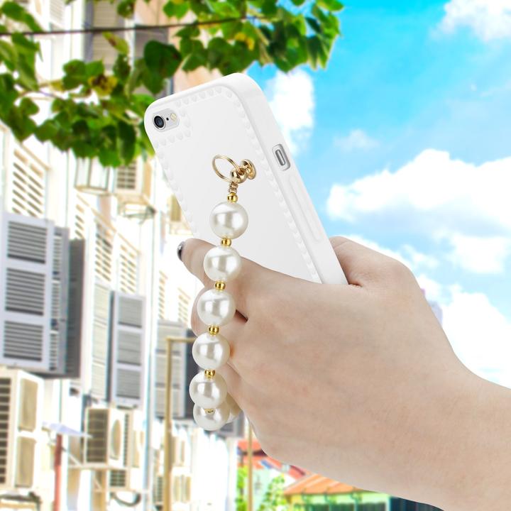 Image du produit Cadorabo Étui pour Apple iPhone 6 / 6S en TPU style perles (Apple iPhone 6)