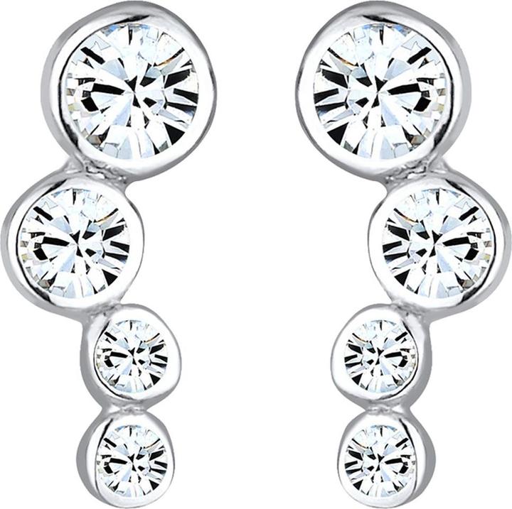 Immagine prodotto Elli Orecchini Basic Geo Trend Cristalli Argento 925 (Argento 925, Cristallo di vetro)