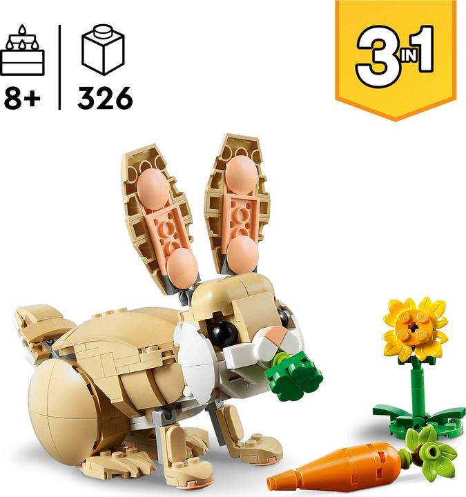 Actual product image LEGO Häschen (31162, LEGO Creator Expert)