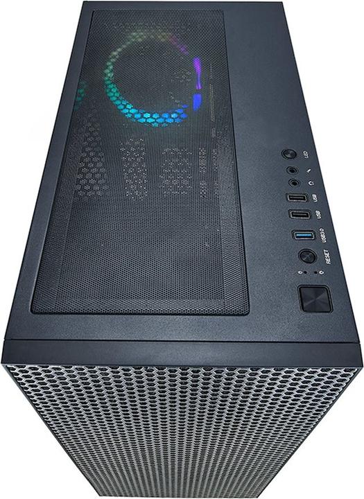 Produktbild Linkworld Hive 450 GAMING Miditower Schwarz RGB retail - Midi/Minitower - ATX (mATX, ITX, ATX, E-ATX)