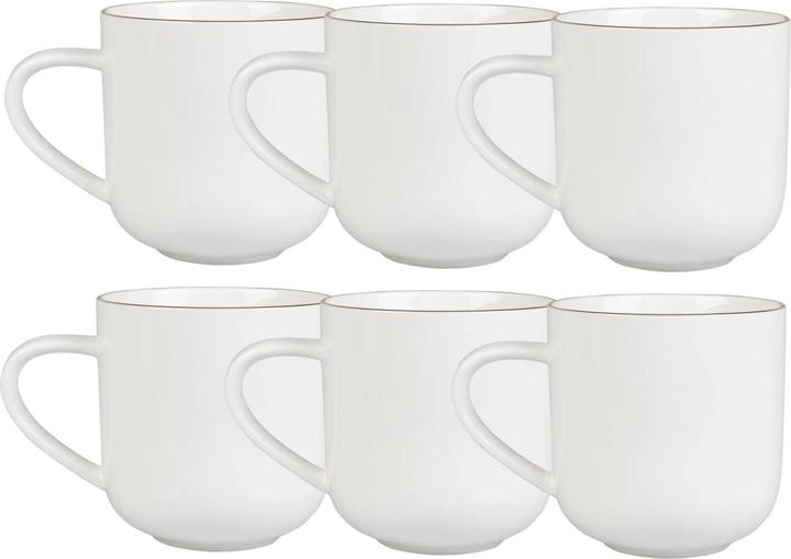 Image du produit Furber Tasse 400 ml, 6 pièces, blanc/or (400 ml, 6 x)