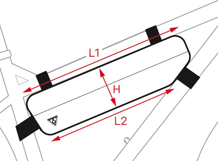 Produktbild Topeak Midloader (3 l, Rahmentasche)