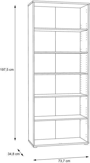 Produktbild Forte Hemsloh (74 x 35 x 197.5 cm)
