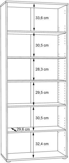 Produktbild Forte Hemsloh (74 x 35 x 197.5 cm)