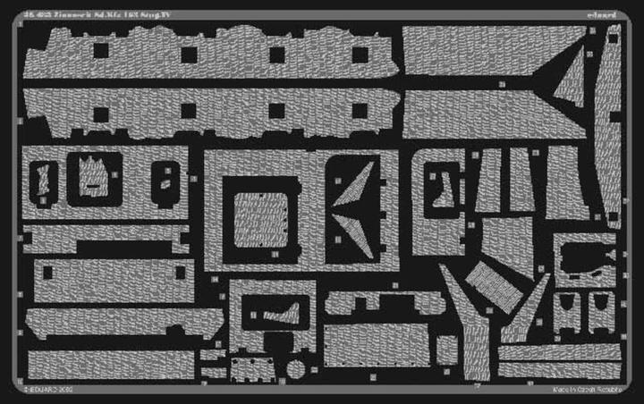 Produktbild Eduard SD.KFZ. 163 Sturmgeschütz IV Zimmerit Fotoätzsatz