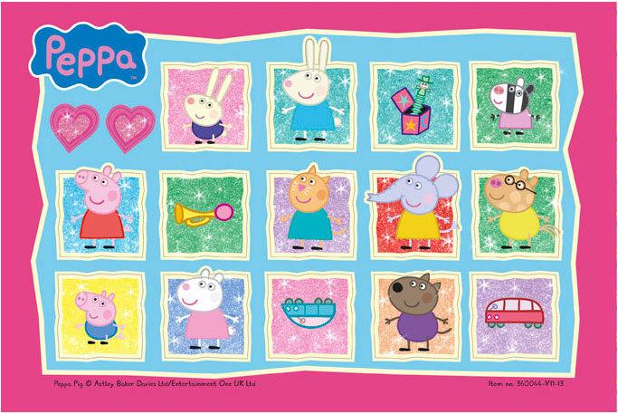 Produktbild Totum Peppa Pig Stickerset