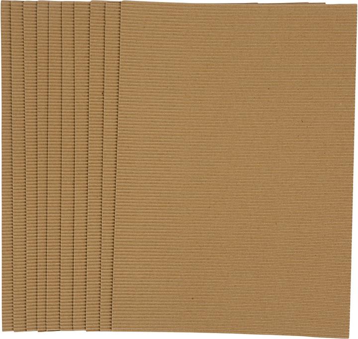 Productafbeelding Creativ Company RibbelKarton Kleur 120gr, 10 velletjes (120 g/m², 10 x)