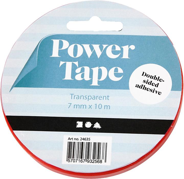 Produktbild Creativ Company Dubbelzijdig Klevend Power Tape 7mm, 10m (7 mm)