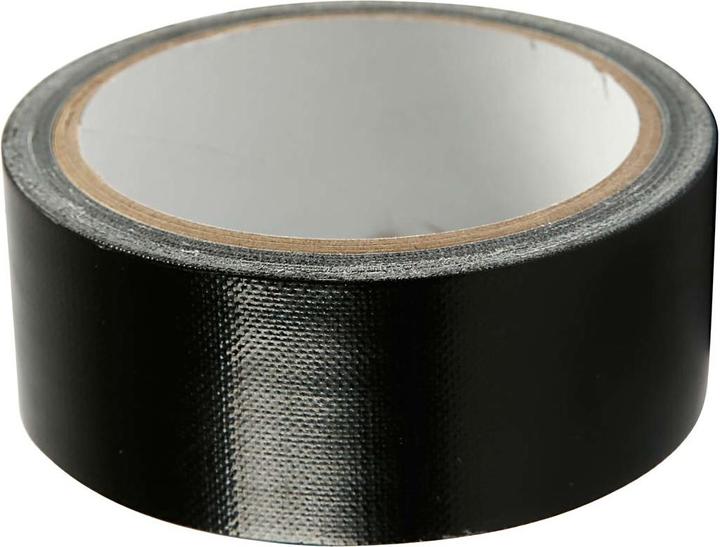 Image du produit Creativ Company Canvas Tape Zwart, 25m (38 mm)