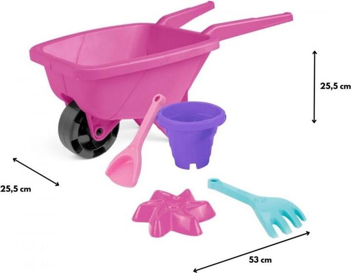 Produktbild Wader Rosa Schubkarre mit Sandset