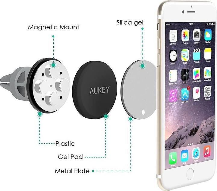 Produktbild Aukey HD-C5 Magnetic Air Vent Car Holder
