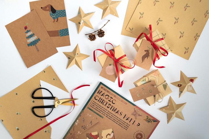 Actual product image Folia Design paper Magic Christmas A4, 115/270 g/m², 20 sheets (270 g/m², 1 x)