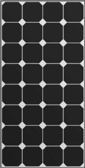 Actual product image DC Solar Solar module E440M32 silver (110 W, 8.40 kg)