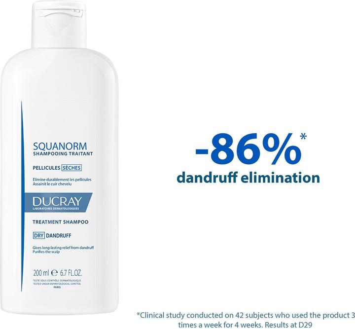 Immagine prodotto Ducray KELUAL SQUANORM Shampoo trockene Schuppen (200 ml, Shampoo liquido)