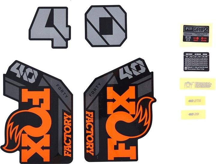 Fox Decal Kit Aufklebersatz für 40 Federgabel Modell 2021