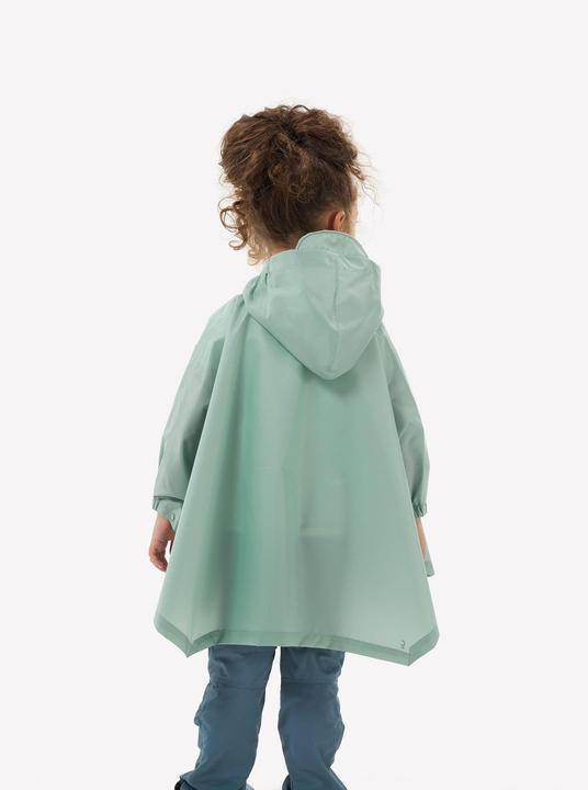 Produktbild Quechua Poncho Regencape Kinder Gr. 92–116 Bergwandern - MH100 grün