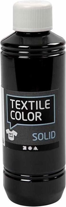 Creativ Company Dekkende Textielverf - Zwart, 250ml (Nero, 250 ml)