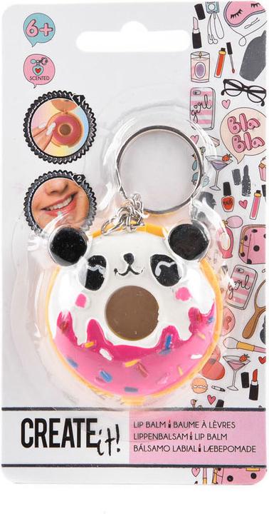 Actual product image Create It! Make it. Keychain donut with lip balm