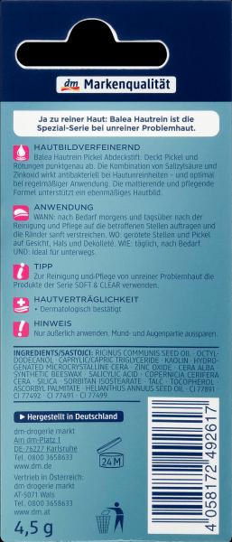Produktbild dm Balea Abdeckstift Fb. 20 Hautrein