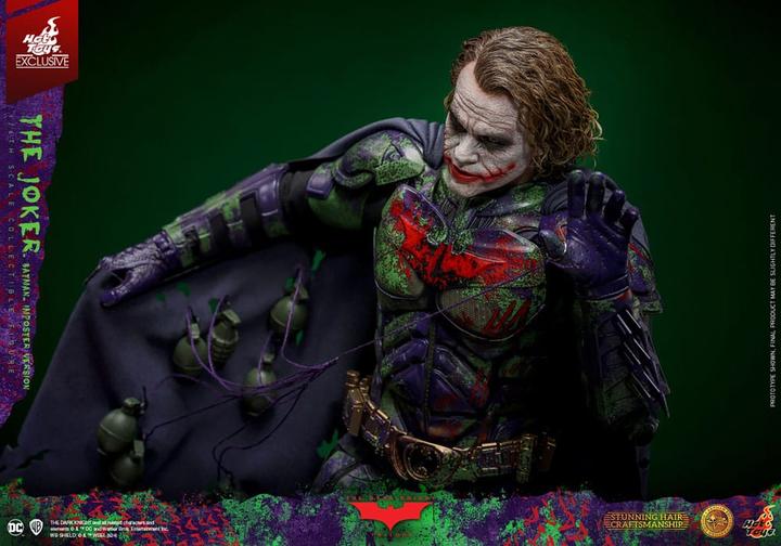 Actual product image Hot Toys The Dark Knight "The Joker - Batman Imposter Version" Exclusive Artisan Edition 1/6 Action Figure