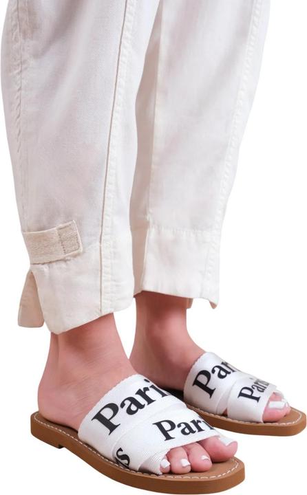 Actual product image Where's That From Womens/Ladies Cobra Crossover Strap Flat Sandals (37)
