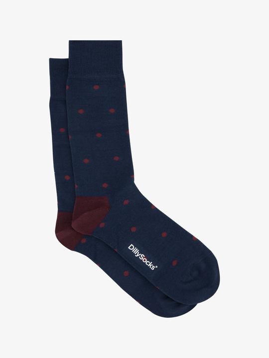 Image du produit DillySocks Sparse Red Dots (Une unité par pack, 36 - 40)