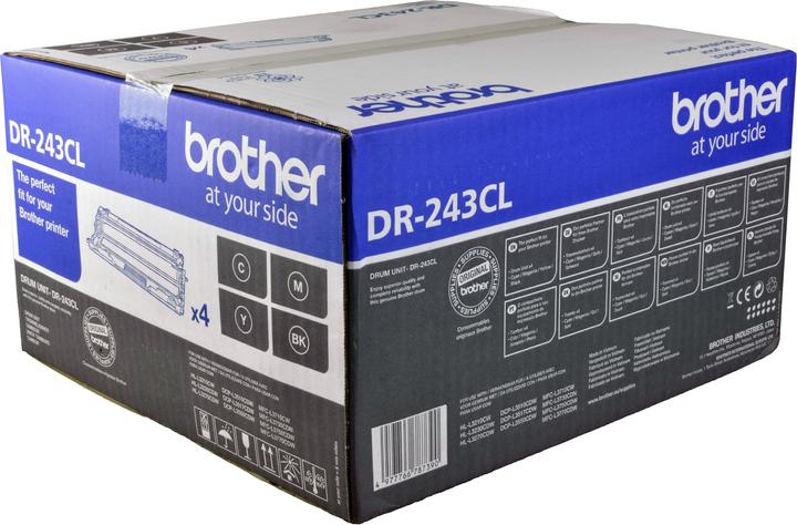 Actual product image Brother DR-243CL (M, FC, C, Y)