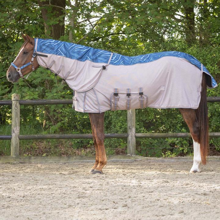 Produktbild Qhp Fliegenabwehr-Shirt mit Hals für Pferde (195 cm)