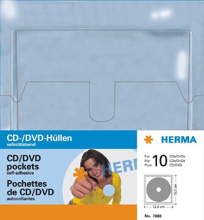 Actual product image HERMA CD/DVD sleeves