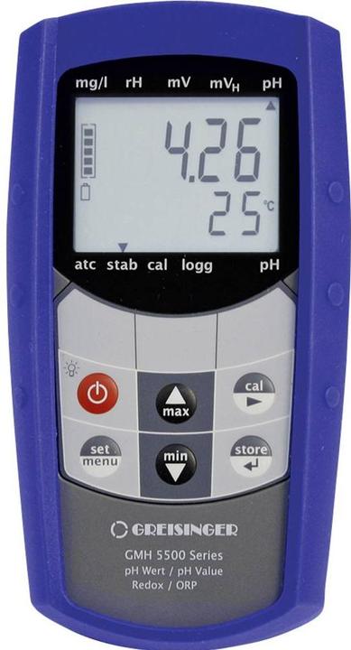 Greisinger Appareil de mesure de pH/redox/température étanche avec électrode GMH 5530-G135