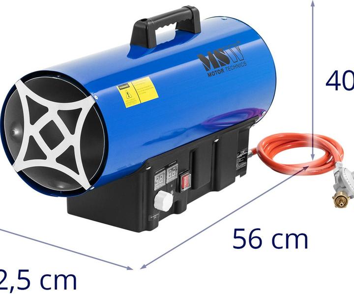Produktbild MSW Gasheizer Gasstrahler Gas Heizgebläse Zeltheizung Gas Gaskanone 30000 W 310 m² (30000 W)