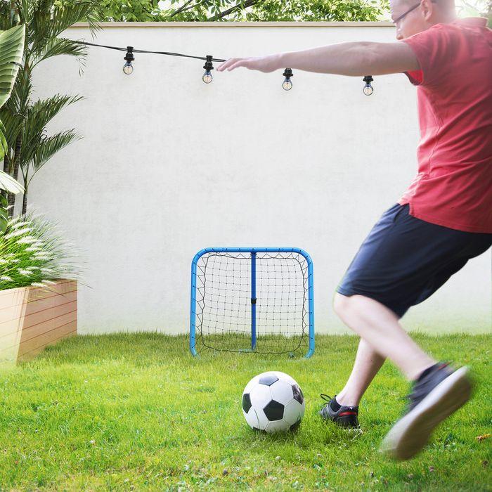 Actual product image Swisshandel24 Rebounder für Fussball, klappbar Fussball Rebounder 63 x 63 cm für Baseball, Blau