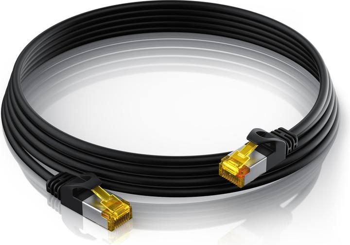 Actual product image Primewire Network cable CAT.7, RJ-45, Ethernet, Slim patch cable Cat 7, Gigabit cable, 10000 Mbit LAN cable (U/FTP, CAT7, 3 m)