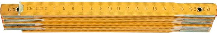Toya Massband pieghevole 2 m Legno Giallo