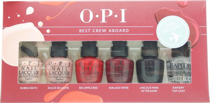 Actual product image OPI Best Crew Abroad 6 Piece Nail Polish Gift Set For Women