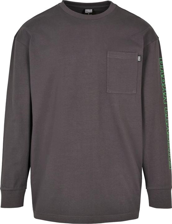 Urban Classics Neon Logo Boxy Pocket LS