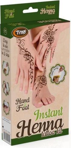 Actual product image Dante TYTOO Henna Tattoo Set Hände und Füsse 0202