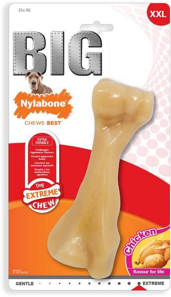 Immagine prodotto Nylabone Osso di manzo Extreme Big Chew, 18,5 cm, 360 g (Gioco da masticare per cani)