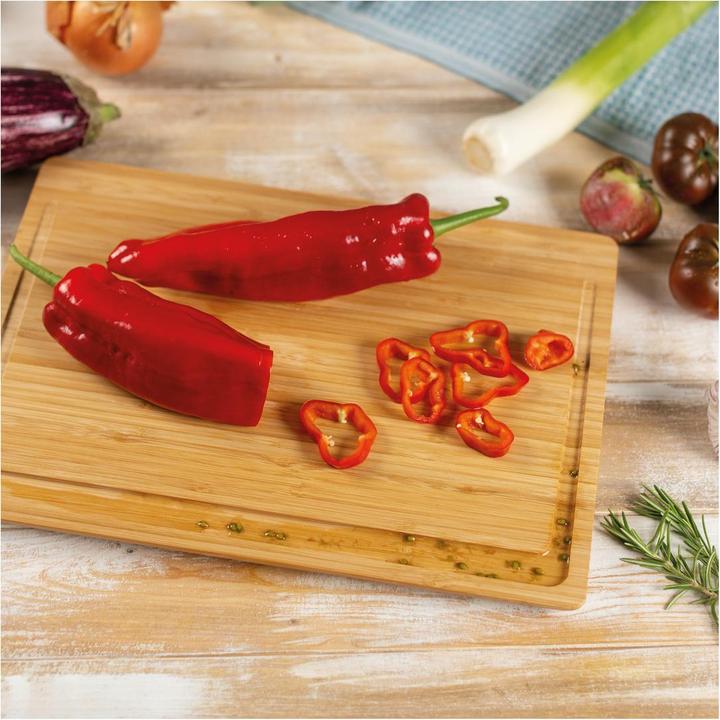 Actual product image Kuhn Rikon Iced bamboo chopping board large