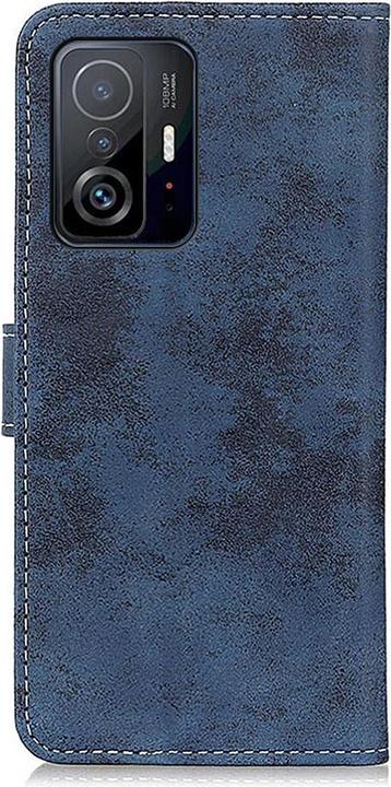 Produktbild Cover-Discount Xiaomi 11T - Vintage Etui Wildleder Optik dunkelblau (Xiaomi Mi 11T Pro)
