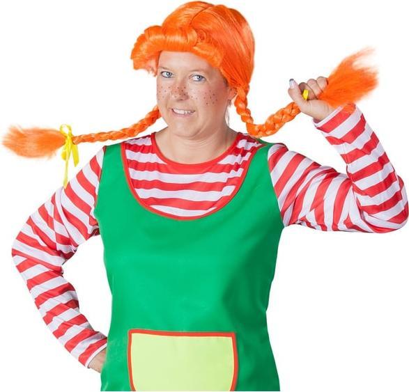 Actual product image Fasnacht Wig braid orange