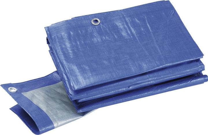 Schuller Eh'klar SCHULLER Industrie Schutzplane 180 Gramm blau 10 x 12 m mit Ösen (10 x 12 m)