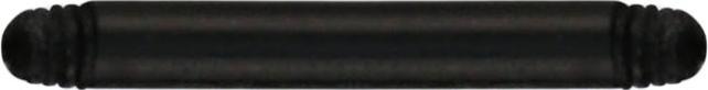 Produktbild Star Piercing Barbell-Stab schwarz (ohne Messing, Bioflex)